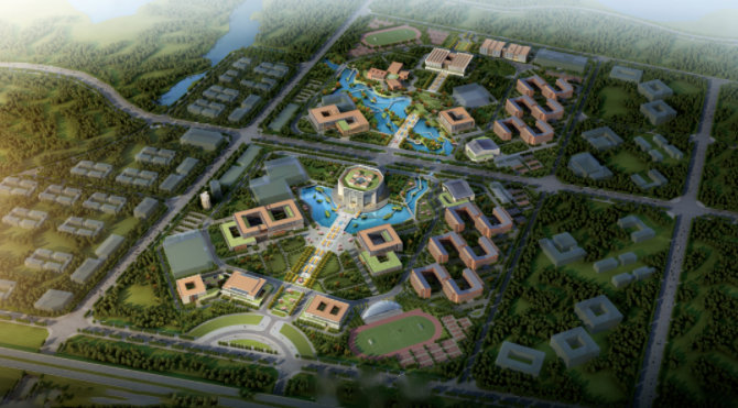 Henan Sanmenxia Vocational and Technical College new campus construction project